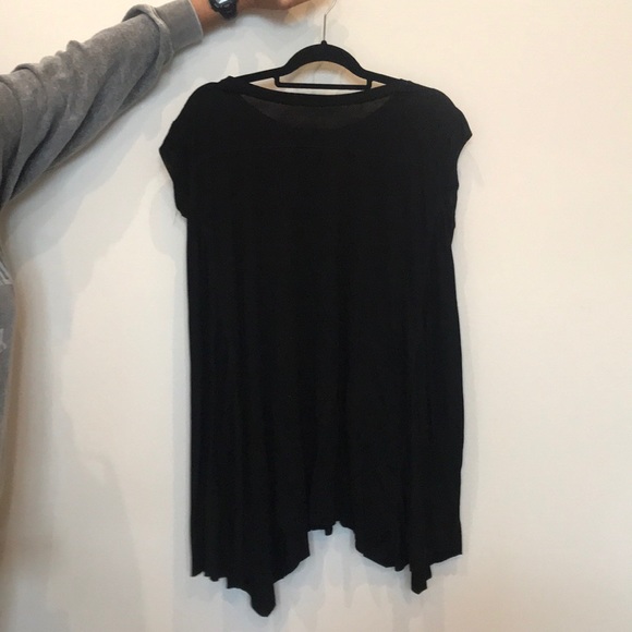 BDG black short-sleeve t-shirt swing dress - Picture 2 of 2